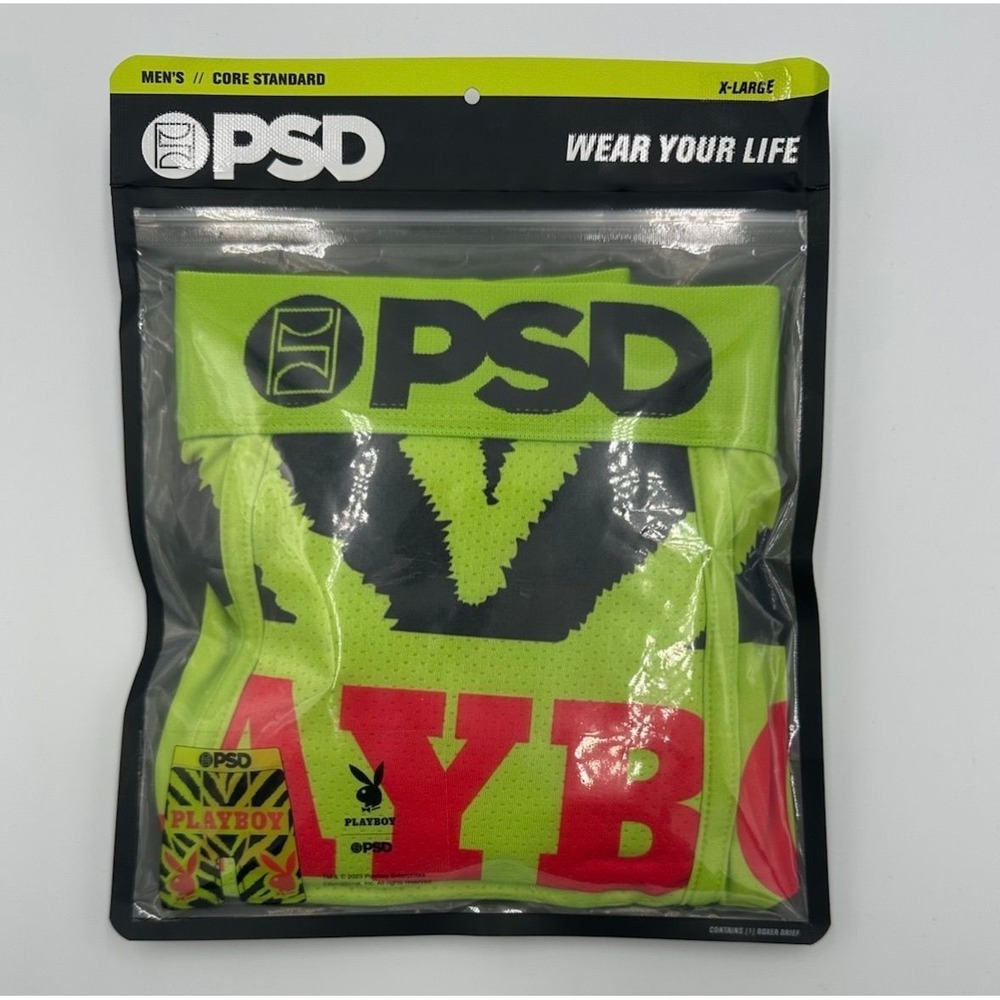 PSD Men's Tiger Stripe Boxers, Size XL